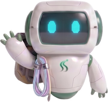 Sherpa mascot waving